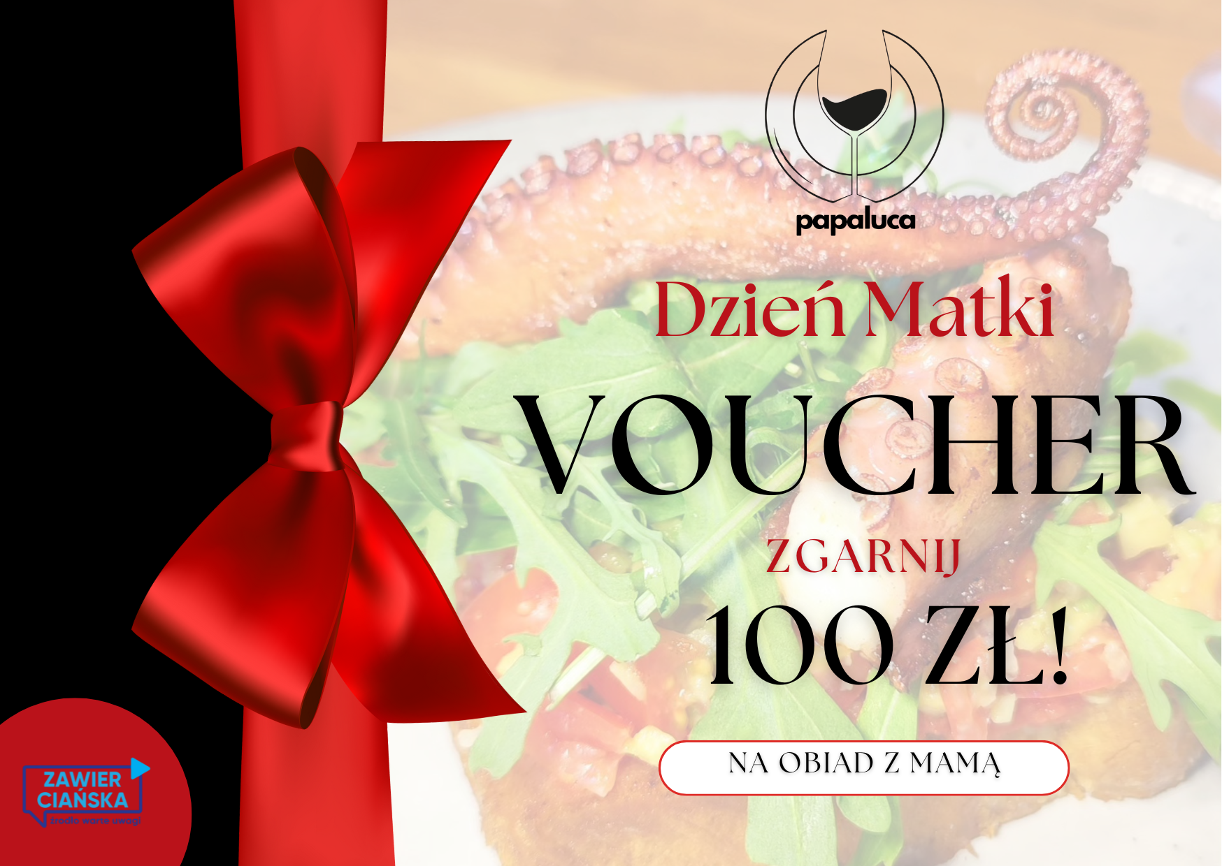 Dzień Matki z Papaluca – szansa na wyjątkowy obiad z mamą
