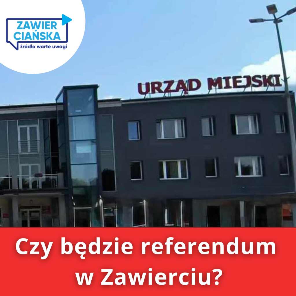 Czy w Zawierciu szykuje się referendum w sprawie odwołania prezydent Anny Nemś? Mieszkańcy zapowiadają obywatelską inicjatywę
