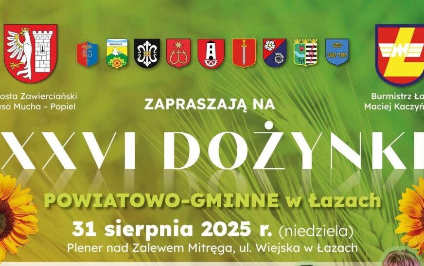Dożynki Powiatowo-Gminne w Łazach – święto plonów, tradycji i muzyki