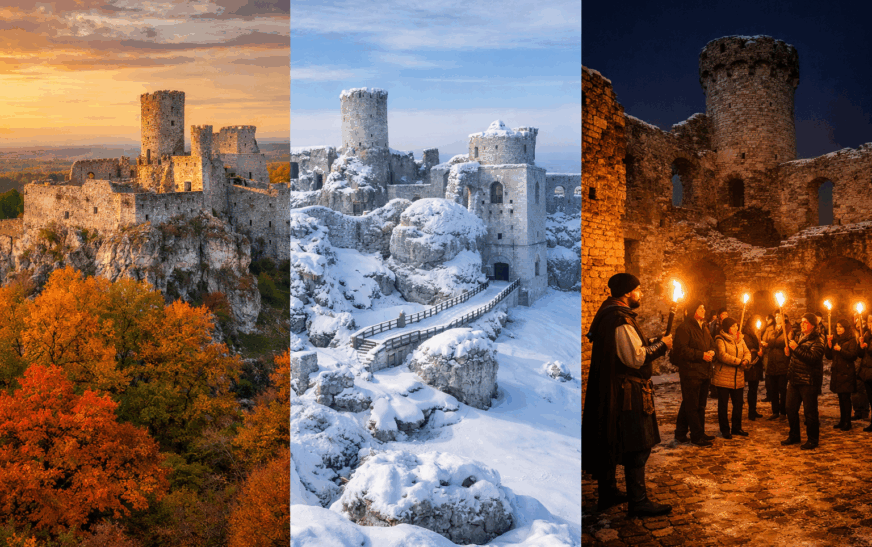 Nocne Zwiedzanie z Pochodniami na Zamku Ogrodzieniec – historia, atmosfera i wyjątkowe wrażenia