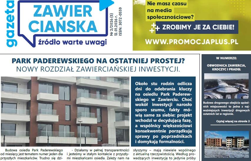Pobierz bezpłatne lutowe e-wydanie Gazety Zawierciańskiej