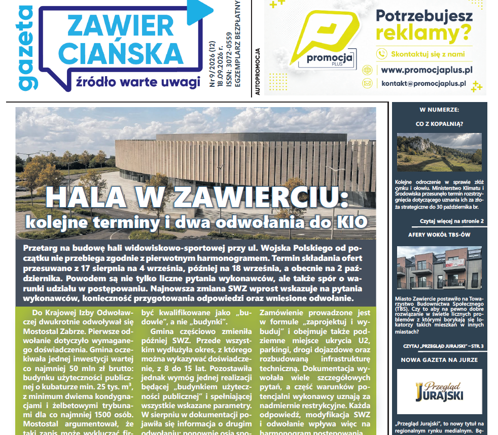 Nowe e-wydanie Gazety Zawierciańskiej już dostępne